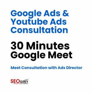 Google Ads Ad Consultation - 30 Minutes Google Meet